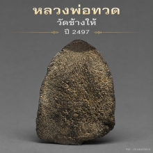 พระเนื้อว่านหลวงปู่ทวด ปี2497 พิมพ์กลางลึก