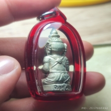 พระพิฆเนศ เนื้อเงิน วัดเขาอ้อ ปี 2557