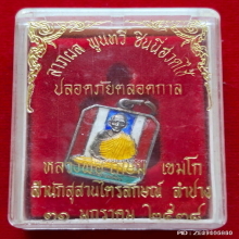 เหรียญ หลวงพ่อเกษม เขมโก สำนักสุสานไตรลักษณ์ จ.ลำปาง ปี 2538