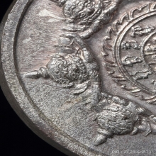 เหรียญปิดตาพังพระกาฬ เครายาว นวะโละลายไข่ปลา สวยมาก