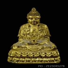 รูปหล่อโบราณพระยูไล ศิลปะจีน เนื้อสำริดทองผสม