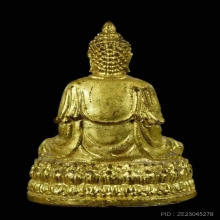 รูปหล่อโบราณพระยูไล ศิลปะจีน เนื้อสำริดทองผสม