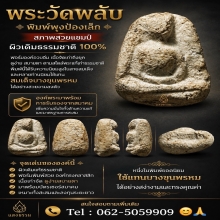 พระวัดพลับ พิมพ์พุงป่องเล็ก พร้อมบัตรสมาคม สวยแชมป์ 