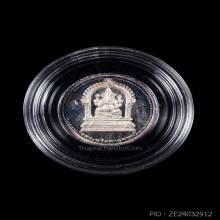 พระพิฆเนศ เนื้อเงินขัดเงา งานคเนศจตุรถี วัดแขกสีลม ปี 2555