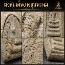 สมเด็จบางขุนพรหม ปี 09 พิมพ์ใหญ่เกศจรดซุ้ม(พิเศษโรยผงกรุ)