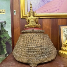 พระทรงเครื่องปางปฐมเทศนาสมัยรัตนโกสินทร์(ฐานพระล้อม)ไซร์ใหญ่