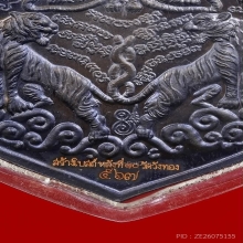 เหรียญพยัคฆ์ 5 พลัง หลวงปู่กาหลง เขี้ยวแก้ว เลข 567