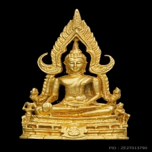พระพุทธชินราช ภ.ป.ร ทองคำ พ.ศ. 2517