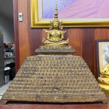 พระทรงเครื่องปางปฐมเทศนาสมัยรัตนโกสินทร์(ฐานพระล้อม)ไซร์ใหญ่