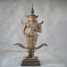 พระสยามเทวาธิราช สูง21นิ้ว ไม่ทราบวัด ราคาเบาๆ