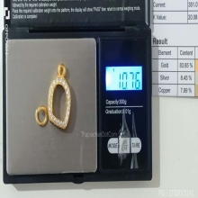 ตลับทอง90 เพชรแท้ เขี้ยวเสือ หนัก 10.76 กรัม