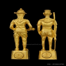 สมเด็จพระนเรศวร-พระเอกาทศรถ ภ.ป.ร ทองคำ พ.ศ. 2517