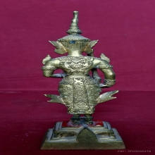 พระสยามเทวาธิราช กะไหล่ทอง ความสูง 10 นิ้ว