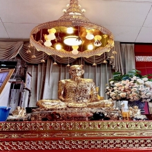 หลวงพ่อพรหม วัดช่องแค เหรียญฉลองอายุ 90 ปี สวยเดิม