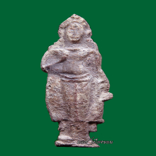 พระร่วงยืนเทริดสนิมแดงลพบุรี หายากที่สุดของกรุ องค์แชมป์กรุ