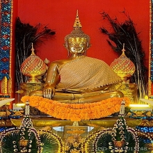 พระทองคำ** หลวงพ่อพระใส รุ่น สร้างศาลา เนื้อทองคำ