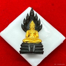 พระทองคำ.พระนาคปรกสิริโภคา สธ.รุ่นสร้างอุโบสถ ปี2543
