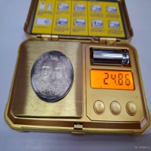 เหรียญรัชกาลที่ 9 รัชกาลที่ 5 เนื้อเงิน 100 ปี
