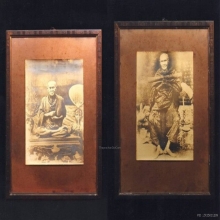 รูปถ่ายเก่าขาวดำสมเด็จพระพุทธาจารย์(โต)วัดระฆัง หลังจารสด