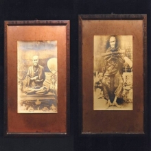 รูปถ่ายเก่าขาวดำสมเด็จพระพุทธาจารย์(โต)วัดระฆัง หลังจารสด