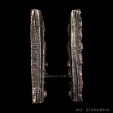 พระสมเด็จคะแนนจิ๋ว เนื้อเงิน หลังวงเดือน (นิยม)