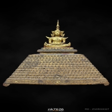 พระทรงเครื่องปางปฐมเทศนาสมัยรัตนโกสินทร์(ฐานพระล้อม)ไซร์ใหญ่