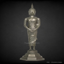 พระพุทธรูปยืนปางถวายเนตร ขนาดสูง 19 นิ้ว 