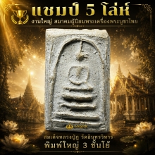 หลวงปู่ภู วัดอินทรวิหาร พิมพ์ใหญ่ 3 ชั้นโย้ แชมป์ 5 โล่ห์ 