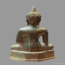 พระพุทธรูปบูชา เชียงแสน สิงห์สาม (เขียวแตงโม)