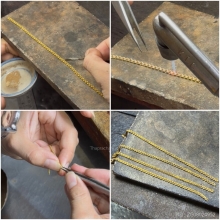 สนใจงานสร้อยทองร้อยมือ โทร.083-4459155