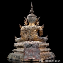 พระพุทธรูป สมัยรัตนโกสินทร์ แบบทรงเครื่อง ปางสมาธิ สวยเดิม