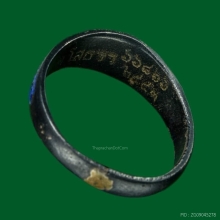 แหวนปลอกมีด หลวงพ่อโสธร เนื้อเงินลงยา ลายธงชาติ ปี2506