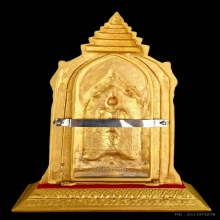 พระบูชากำแพงศอกพระร่วงโรจนฤทธิ์ กะไหล่ทอง ความสูง 17.5 นิ้ว