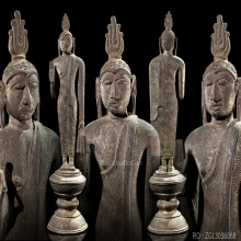 พระพุทธรูปศิลปะลังกาแคนดี 