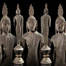 พระพุทธรูปศิลปะลังกาแคนดี 
