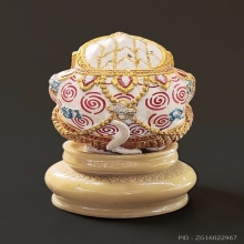 พระบูชาหนุมานกันภัย เนื้อโลหะผสมเพ้นท์สี  วัดบางพระ