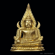 พระพุทธชินราชอินโดจีน ปี 2485 พิมพ์แต่ง  ฝีมือช่างโอเล็ก