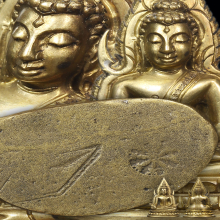 พระพุทธชินราชอินโดจีน ปี 2485 พิมพ์แต่ง  ฝีมือช่างโอเล็ก