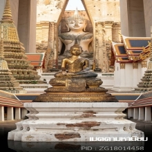 พระพุทธรูป สมัยรัตนโกสินทร์ แบบจีวรดอก สวยเดิม ยุคต้น