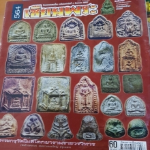 พระกรุวัดท้ายตลาดพิมพ์นาคปรกพันรอบองค์ หลังยันต์ใบพัดนิยม