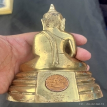 พระพุทธโสธร ปี2531 หน้า ภปร ขนาด3 นิ้ว สวยเดิม 
