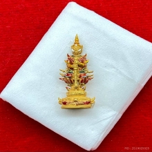 พระทองคำ.รุปหล่อท้าวเวสสุวรรณวัดตะโกลงยาเกศฝังเพชร ปี2563