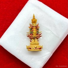 พระทองคำ.รุปหล่อท้าวเวสสุวรรณวัดตะโกลงยาเกศฝังเพชร ปี2563