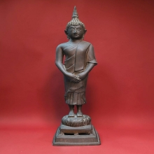 พระบูชารัชกาลปางถวายเนตร สูง15นิ้ว