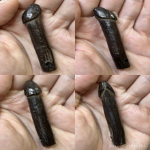 >>>..,ปลัดขิกหลวงพ่อยิด วัดหนองจอก ไม้แก่นมะขาม ลายมือพ่อยิด