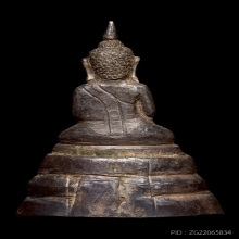 พระยอดธง กรุวัดราชบูรณะ จ.อยุธยา เนื้อเงิน