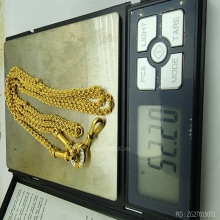 สร้อยทอง18k ห่วงคู่