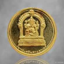 พระพิฆเนศ งานคเนศจตุรถี วัดแขกสีลม ปี2555 เนื้อทองคำ
