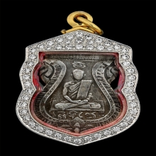 หลวงพ่อหิ่ม วัดบางพระ รุ่นแรก เนื้อเงิน พ.ศ.2470 จ.นครปฐม
