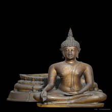 พระพุทธรูปประทานพร ภปร กฐินต้น 9 นิ้ว